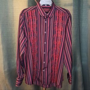 Gorgeous Visconti Men’s Long Sleeve Dress Shirt